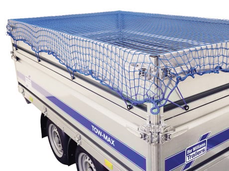  Net Cover - A simple and effective solution to stay road-legal and keep your load safely secured, this Net Cover can be fitted over the standard and extended dropsides, and the perforated dropsides.