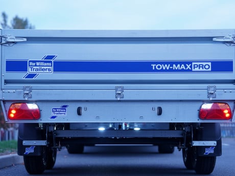 LED Lamps as Standard - All Tow-Max trailers are equipped with high-efficiency 12/24V LED lighting as standard.
