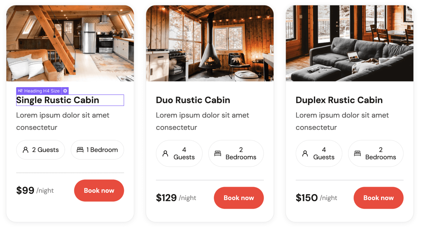 eCommerce Products - Rental X Webflow Template
