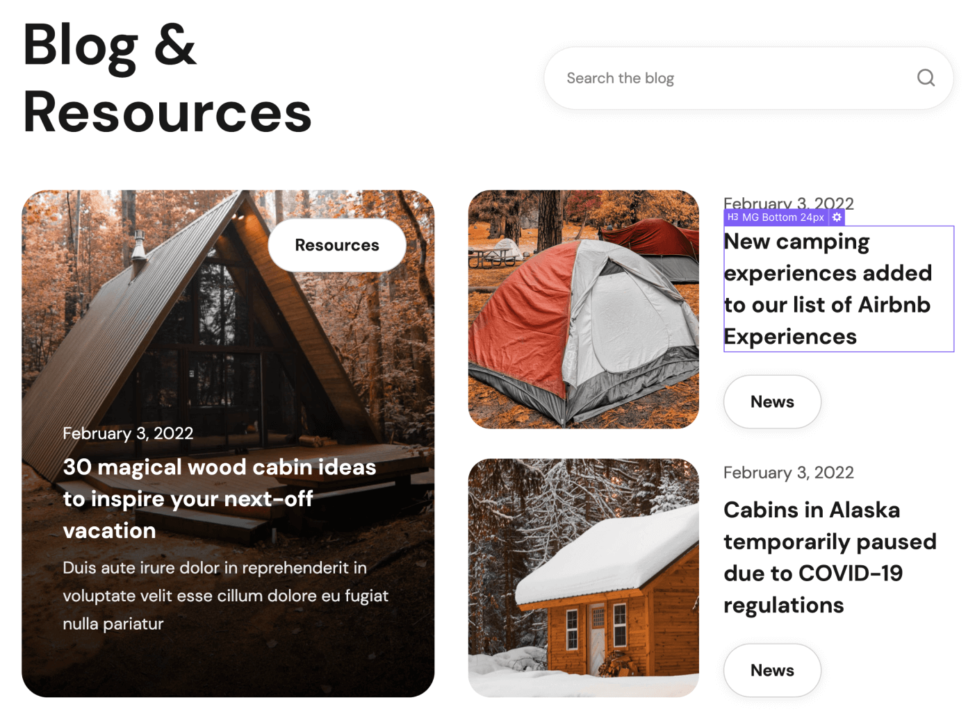 Dynamic Content - Rental X Webflow Template