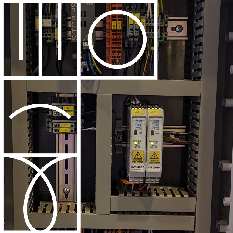Signalwandler im Steuerschrank