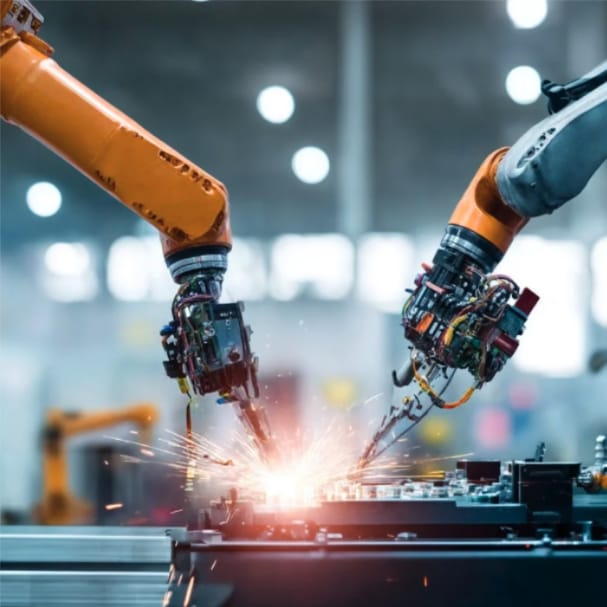 Commande - bras robotisés en action