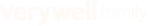 Verywell Family logo text in lowercase with 'verywell' in bold and 'family' in regular font.