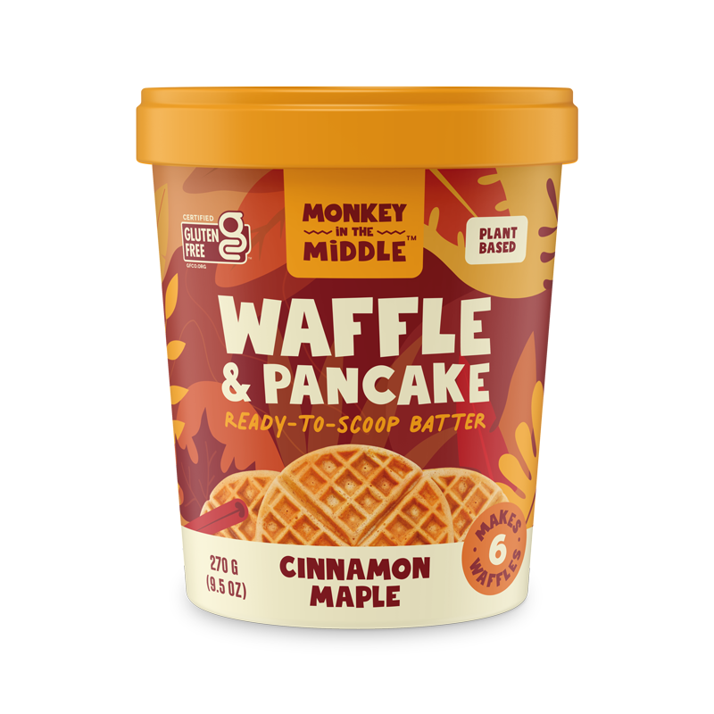 Monkey in the Middle Cinnamon Maple Waffle/Pancake Mix