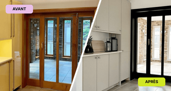 Before/After Kitchen Door