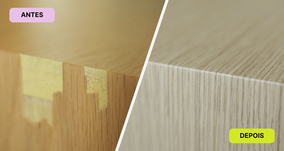 Antes e depois mobiliário