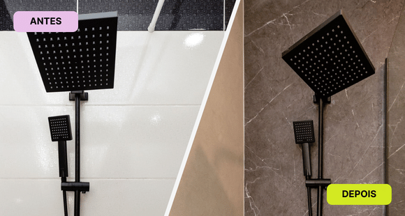 Antes e depois casa de banho