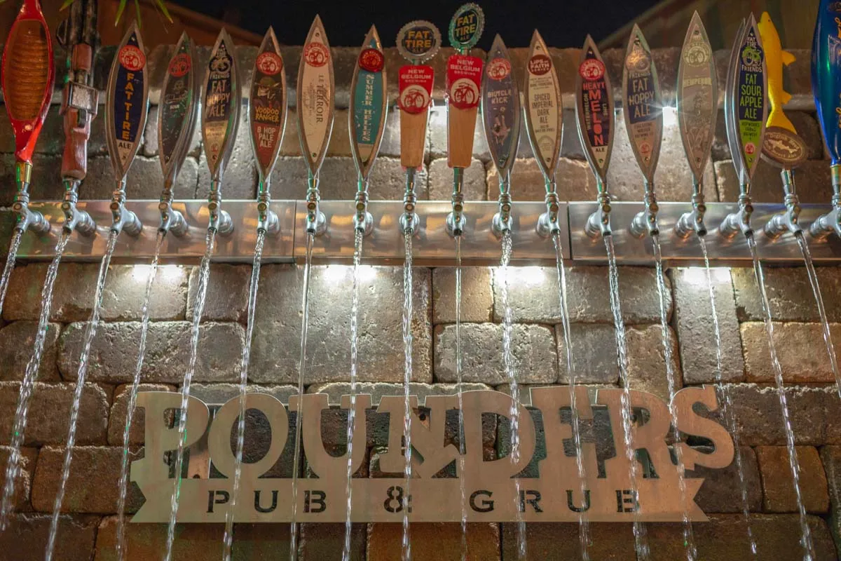 pounders patio fountain