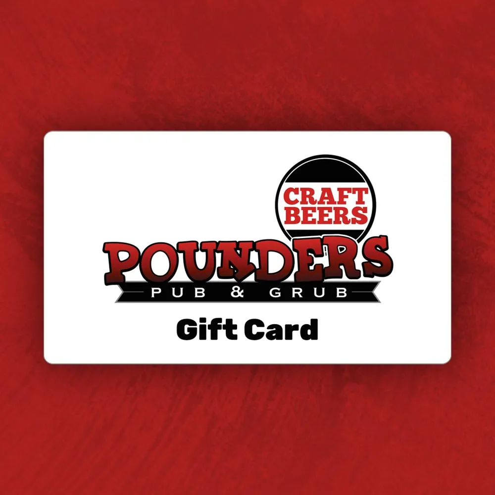 pounders gift card