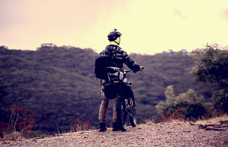 Bike packing adventure Catalina Island