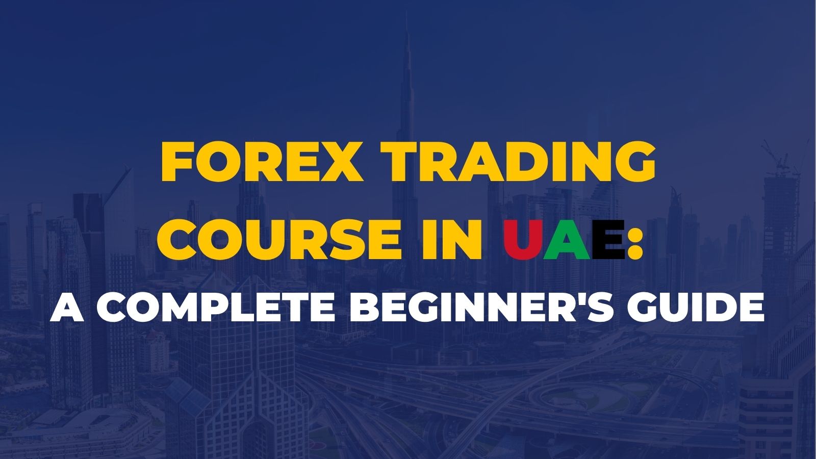 Forex Trading Course in UAE: A Complete Beginner's Guide