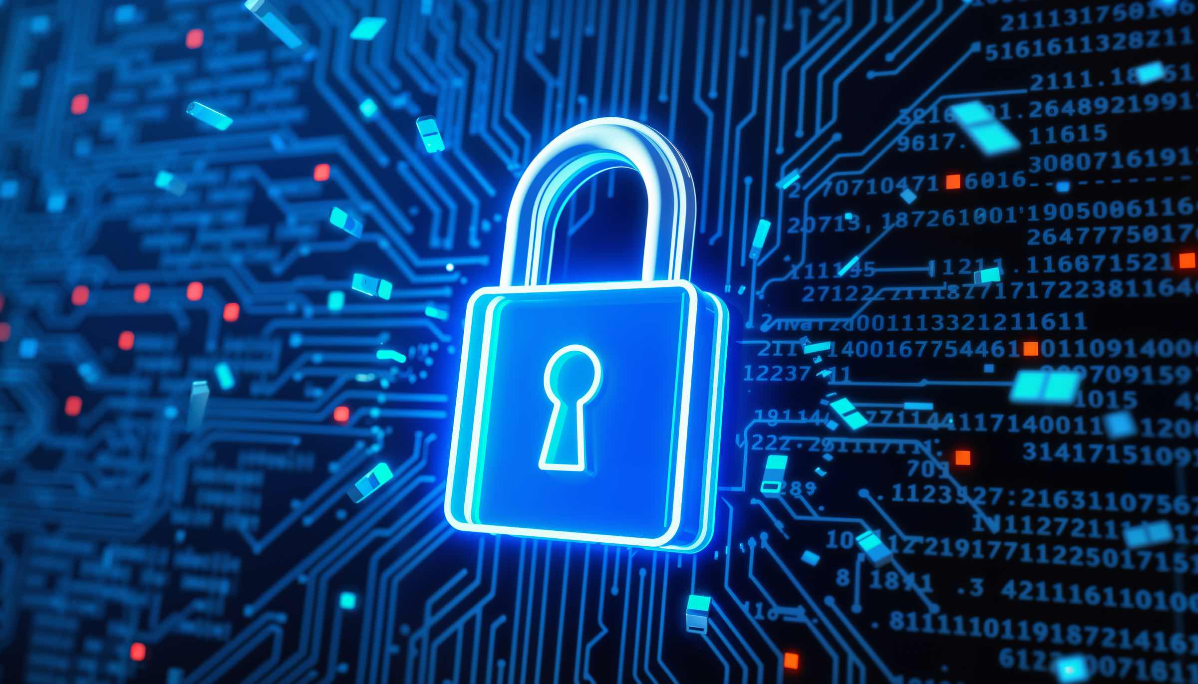 An abstract cyber security cncept design
