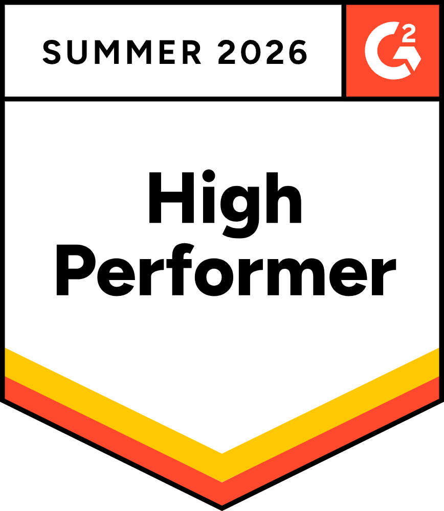 G2 High Performer — Mid-Market, Summer 2026