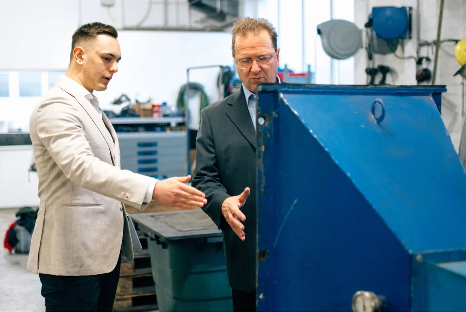 David Cordes in Werkstatt