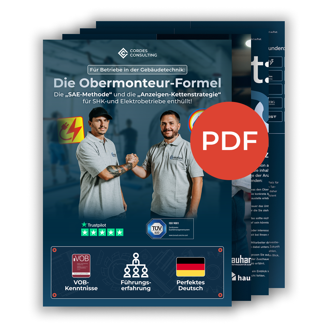 David Cordes bei einem Industriekunden in einer Halle