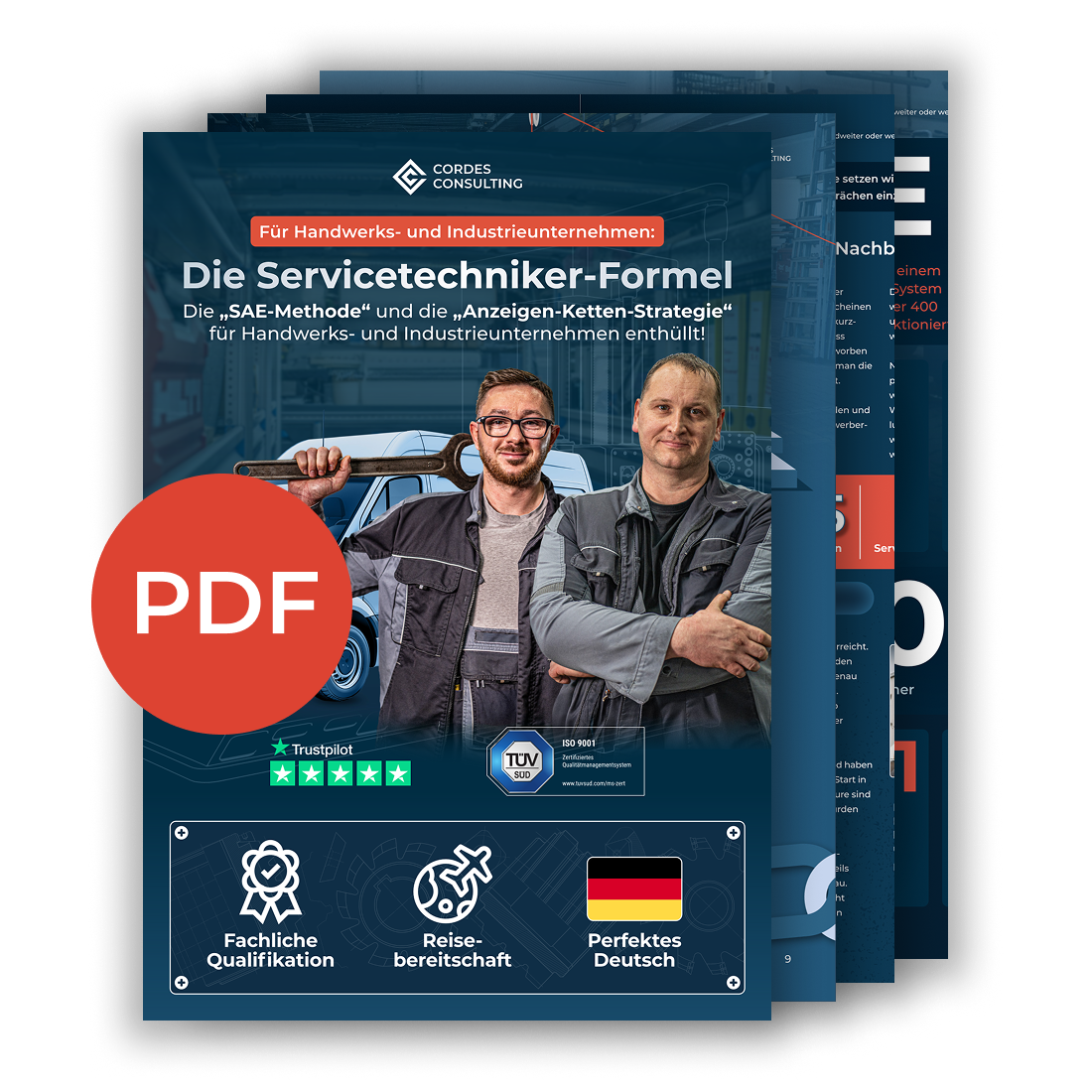 David Cordes bei einem Industriekunden in einer Halle