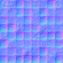 Normal map PBR texture preview