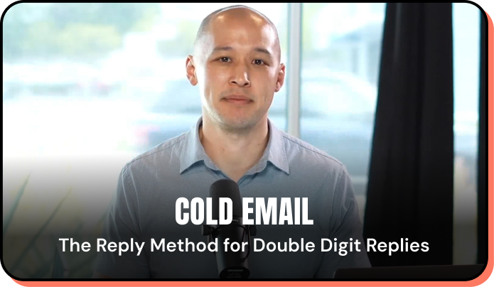 Cold Email: The REPLY Method for Double-Digit Replies