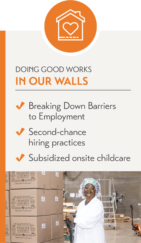 Graphic showing In Our Walls bullet points