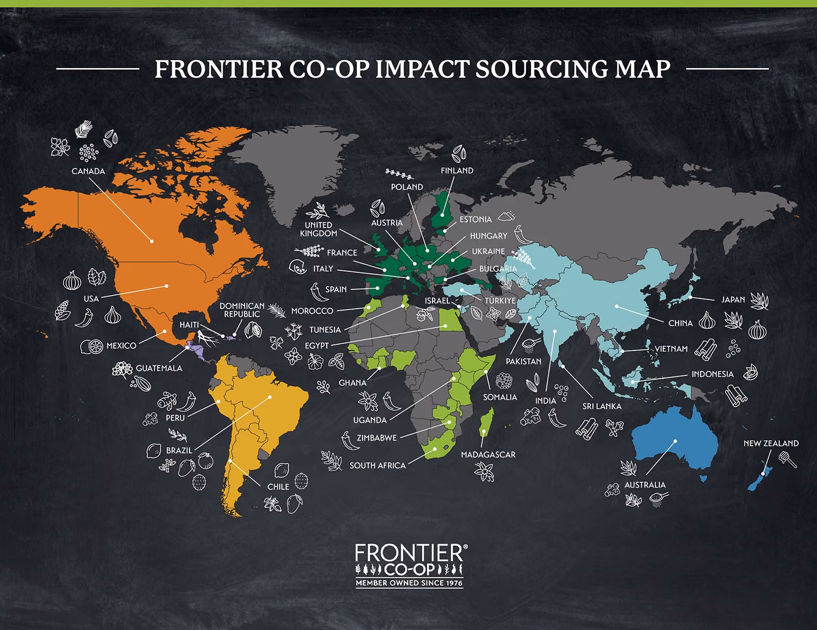 Frontier sourcing map