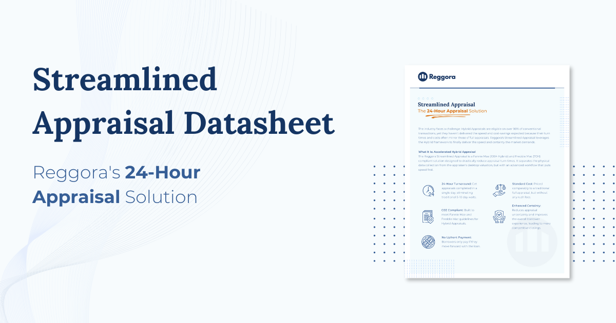 Streamlined Appraisal Datasheet: Download Your Guide to the 24-Hour Appraisal Solution