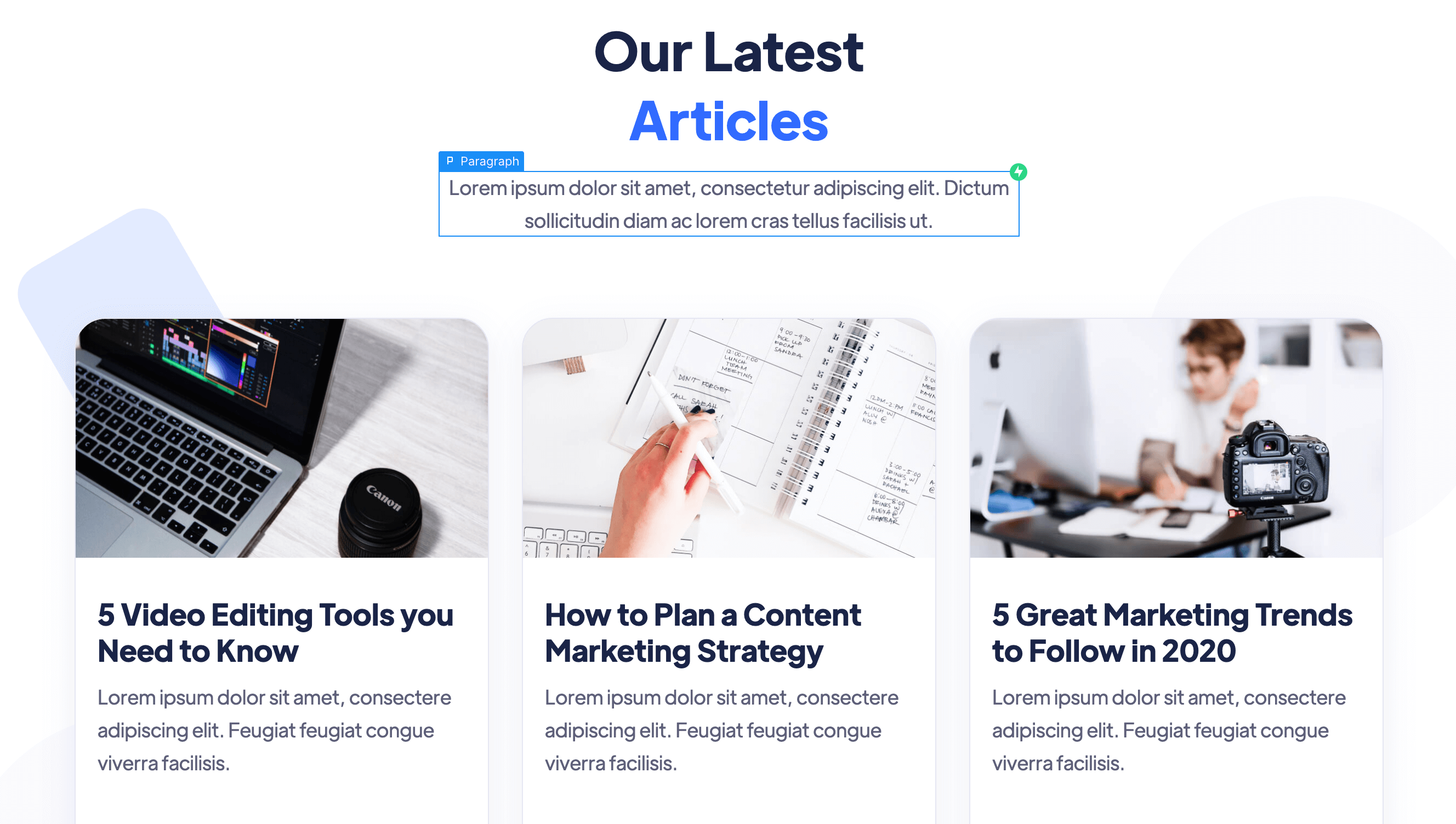 CMS Items - Evently Webflow Template