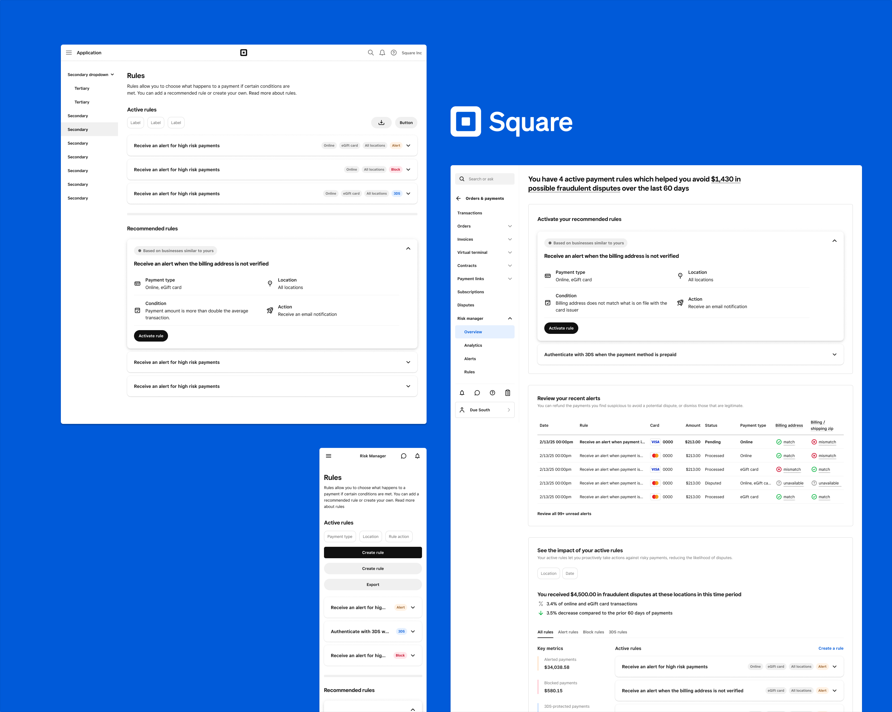 mitigating fraud for Square sellers