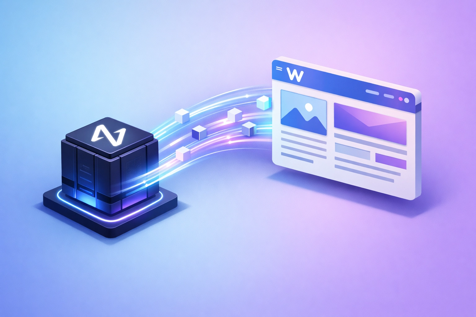 NEAR Protocol blockchain connecting to Webflow website through integration system