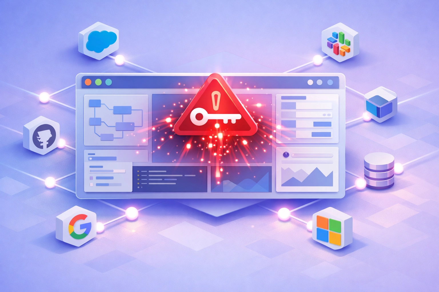 Security vulnerabilities in low-code blockchain platform integrations with exposed access keys
