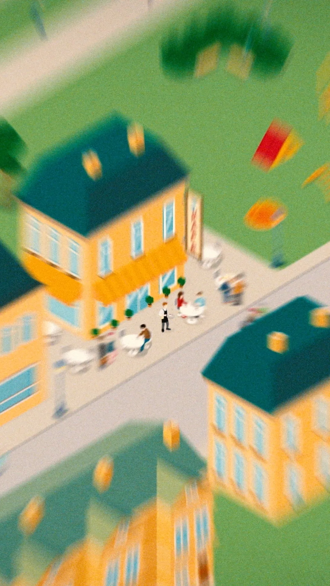 Originale illustrasjoner – motiv fra folkehelsefilm for politikere