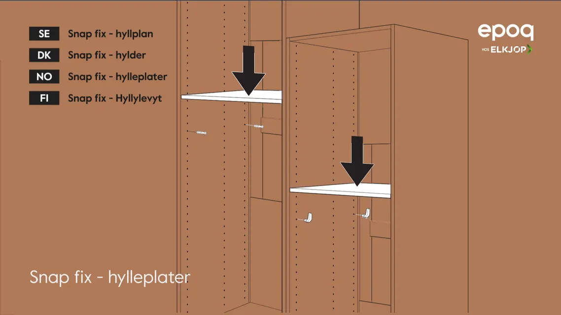 16. Snap finne riktig høyde til ovnen