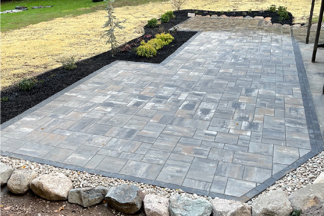 back yard pavers