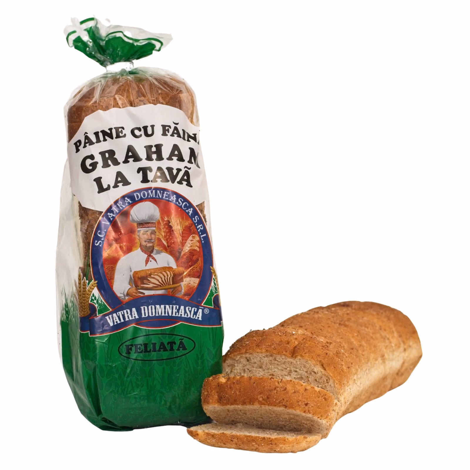Paine cu Faina Graham la Tava Felii 300 gr
