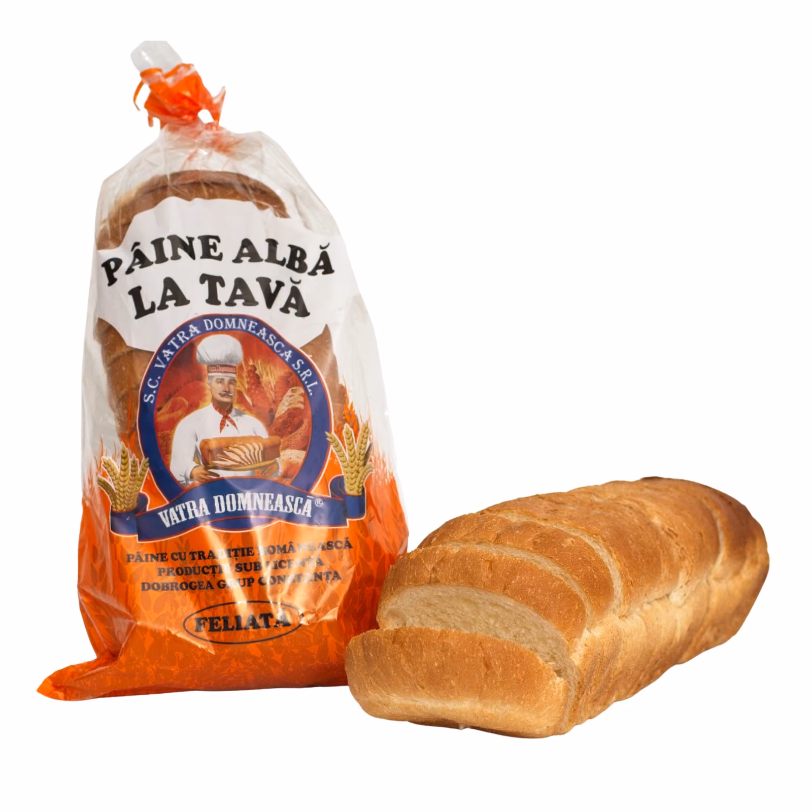 Pâine Albă La Tavă Felii 300 gr