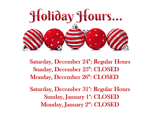 St. Paris bank Christmas holiday hours