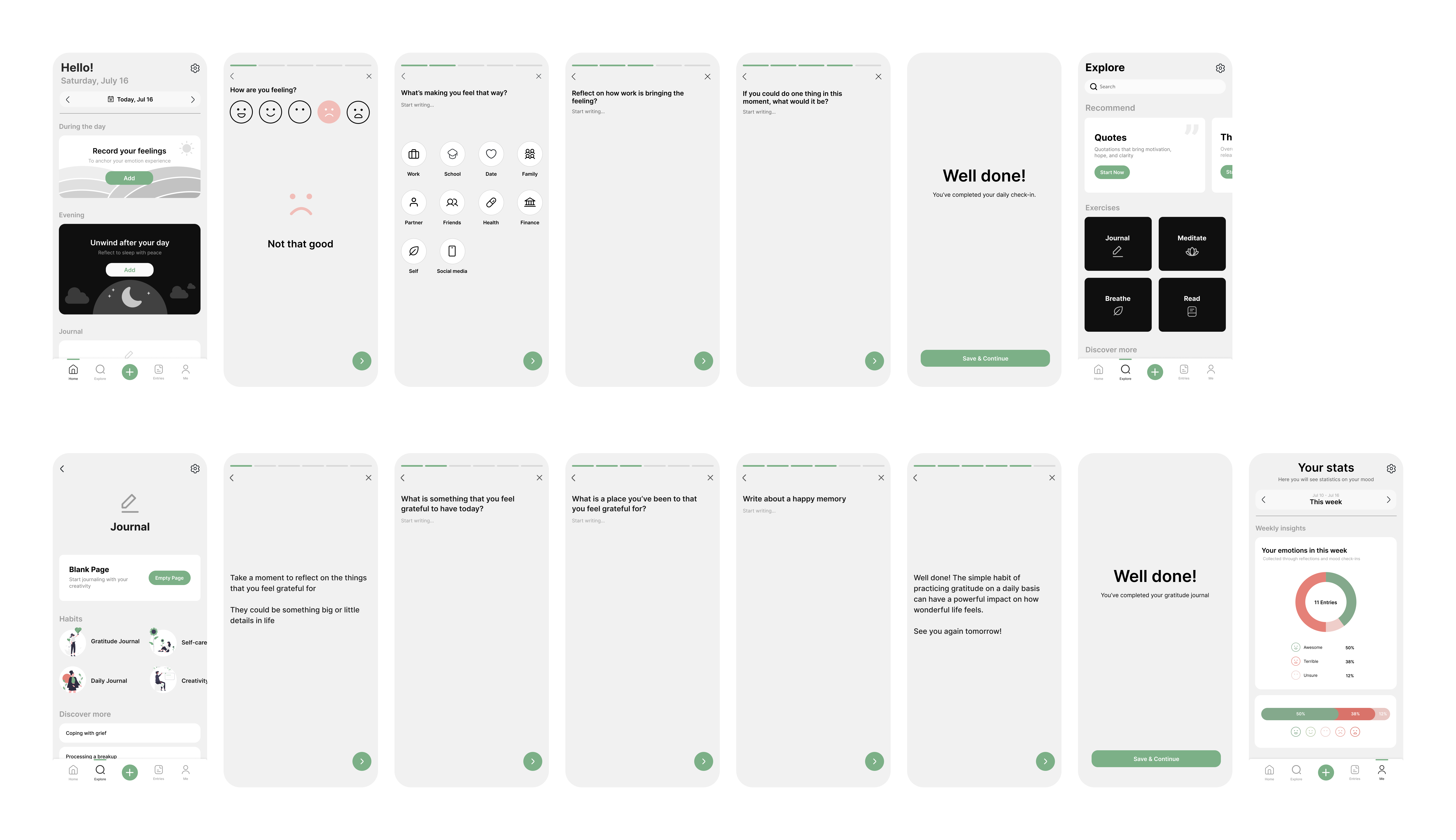 hi-fi prototype on mobile