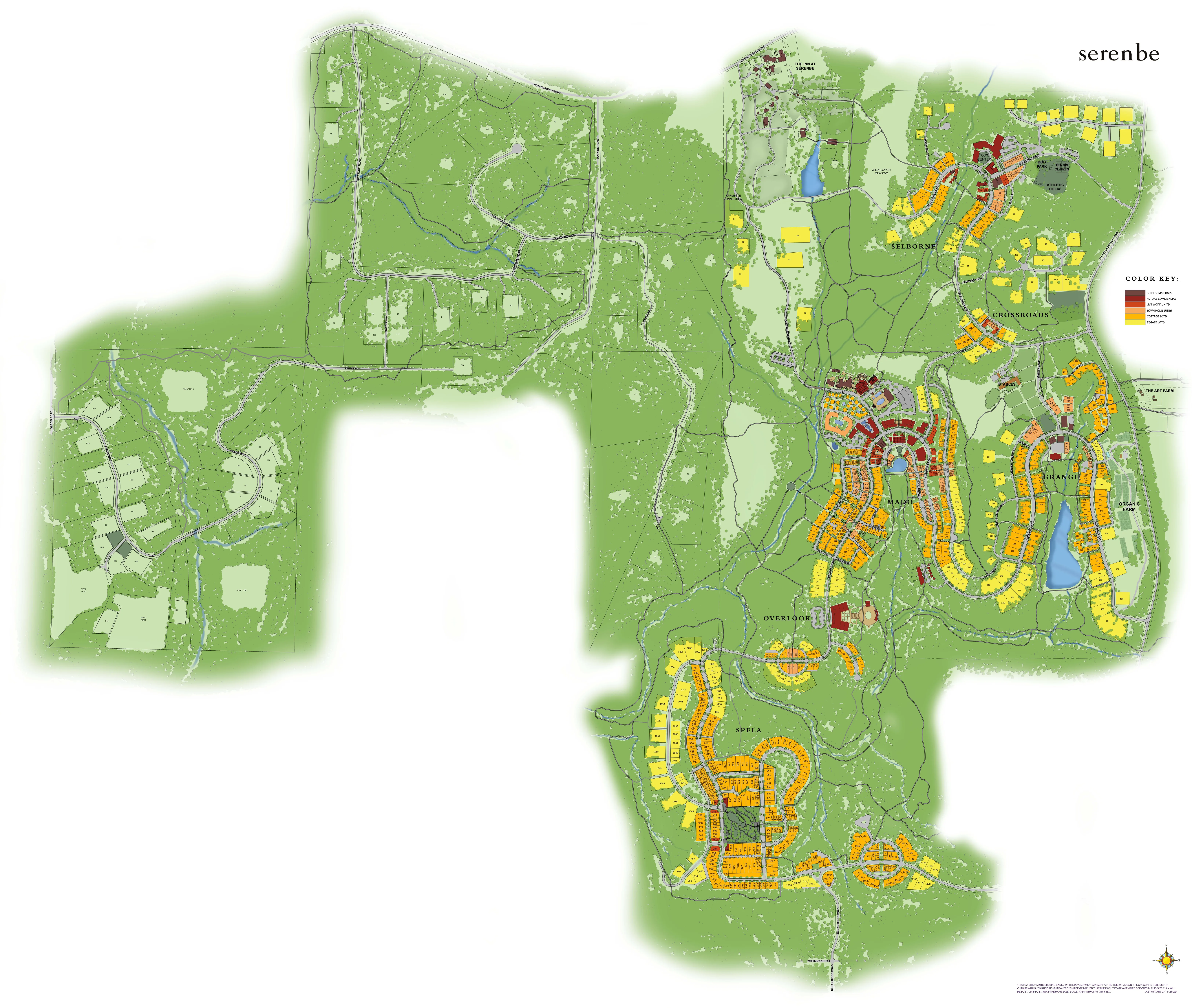 Serenbe site plan