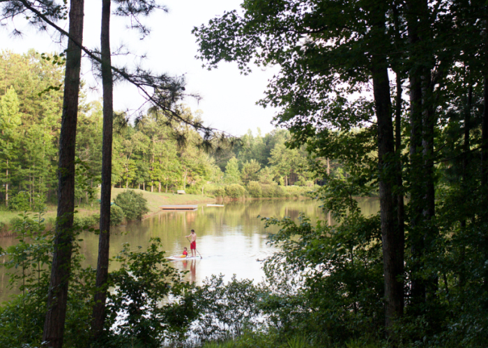 Nature trails through Serenbe's preserved land