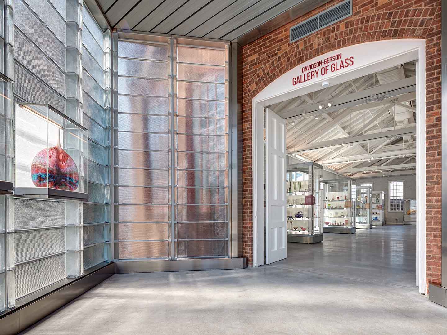 A photo of the entrance to a museum.