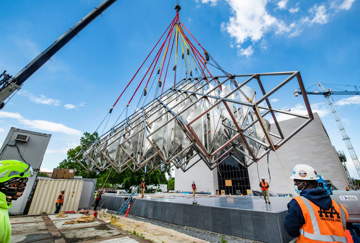 A photo of construction taking place.