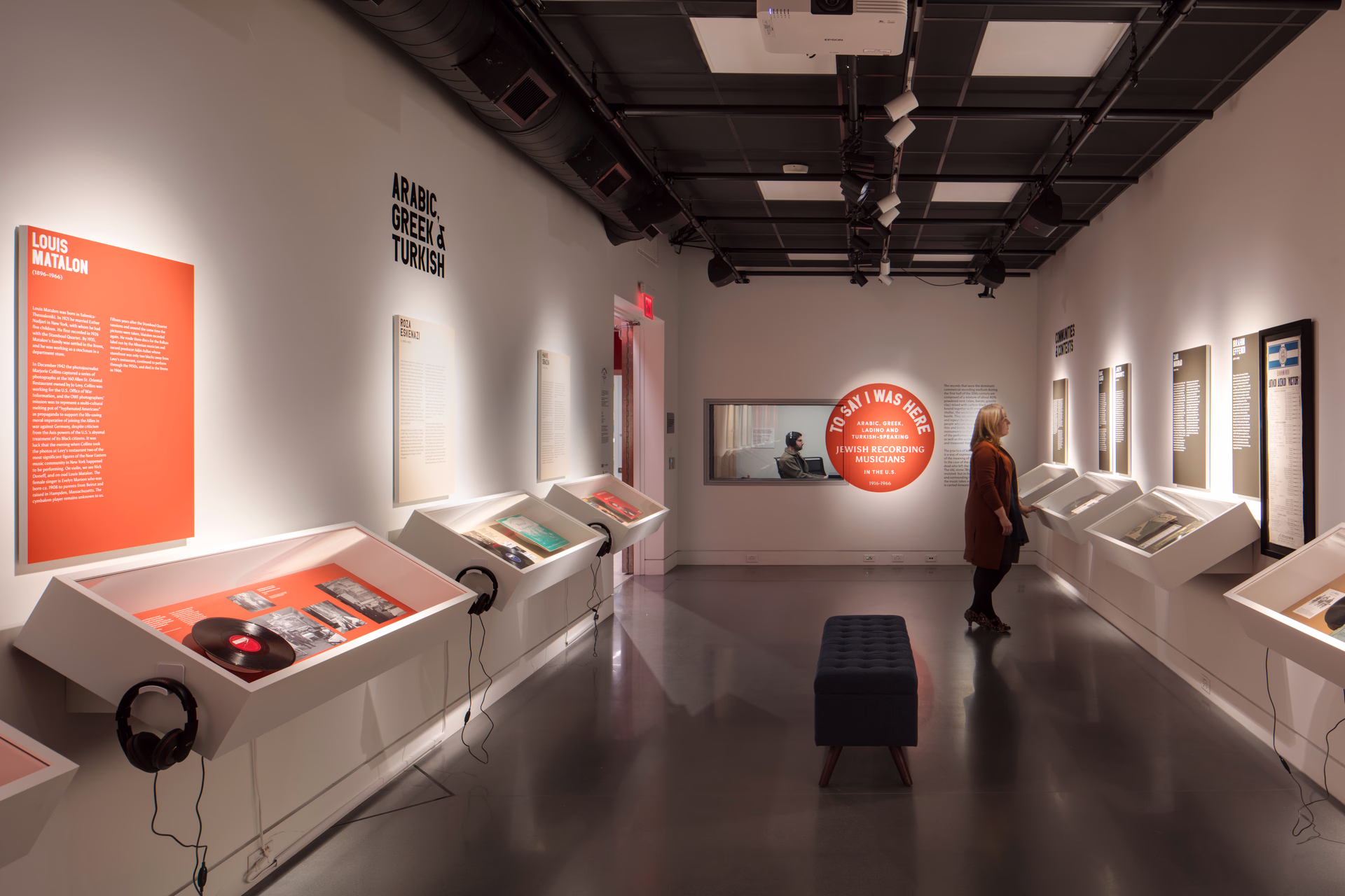 An exhibit inside the Jewish Museum of Maryland