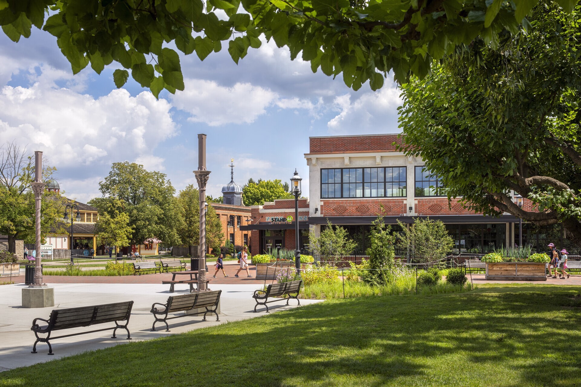 Exterior of the Greenfield Village.