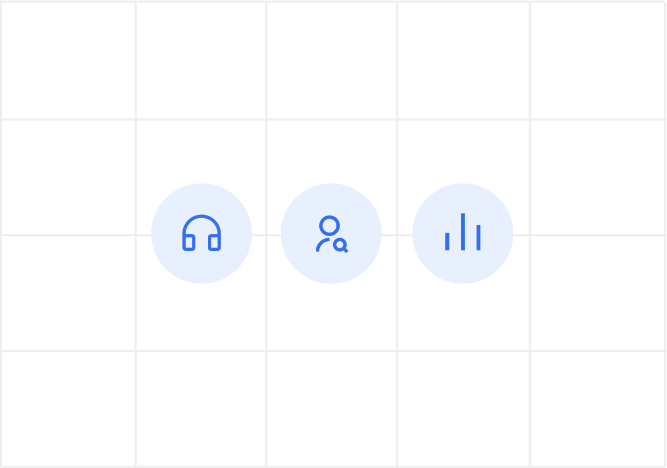 One vendor per surface, leaving gaps