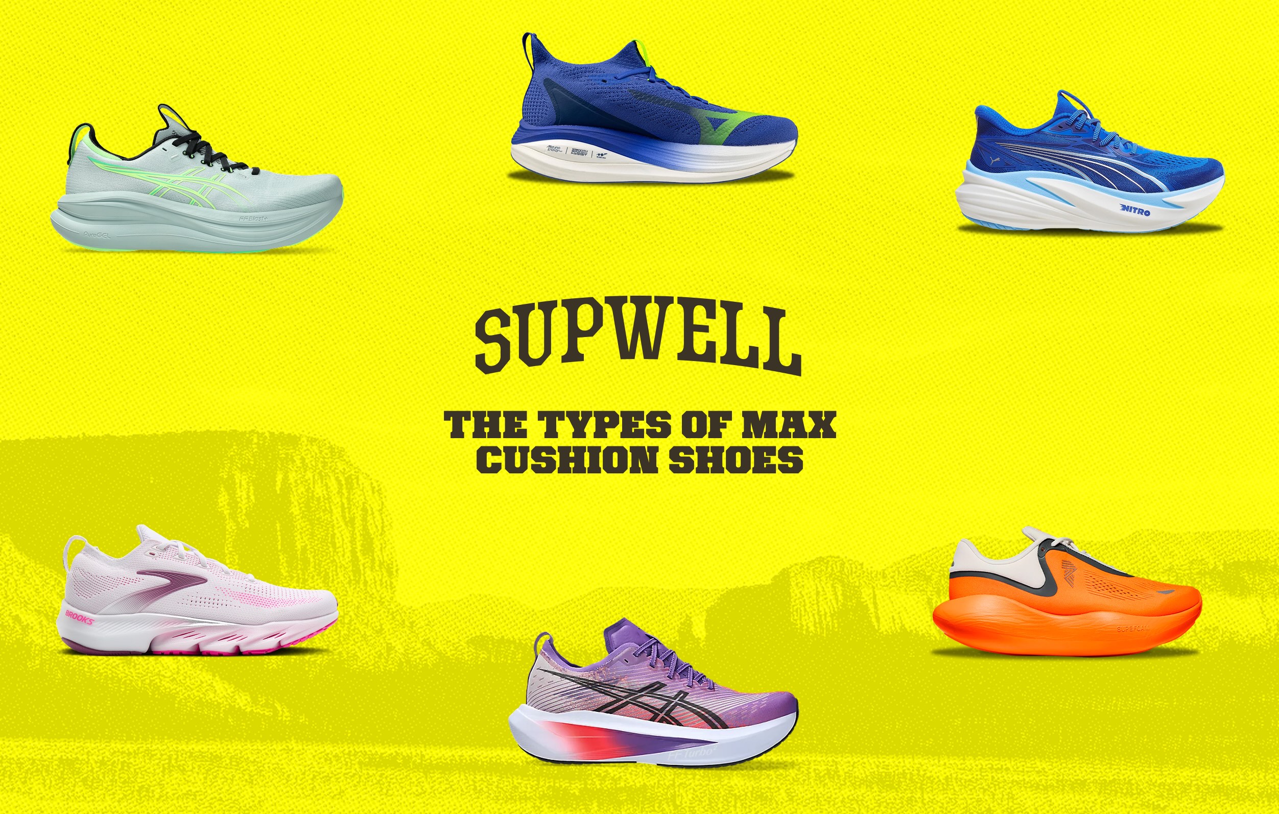 The 5 Types of Max Cushion Running Shoes