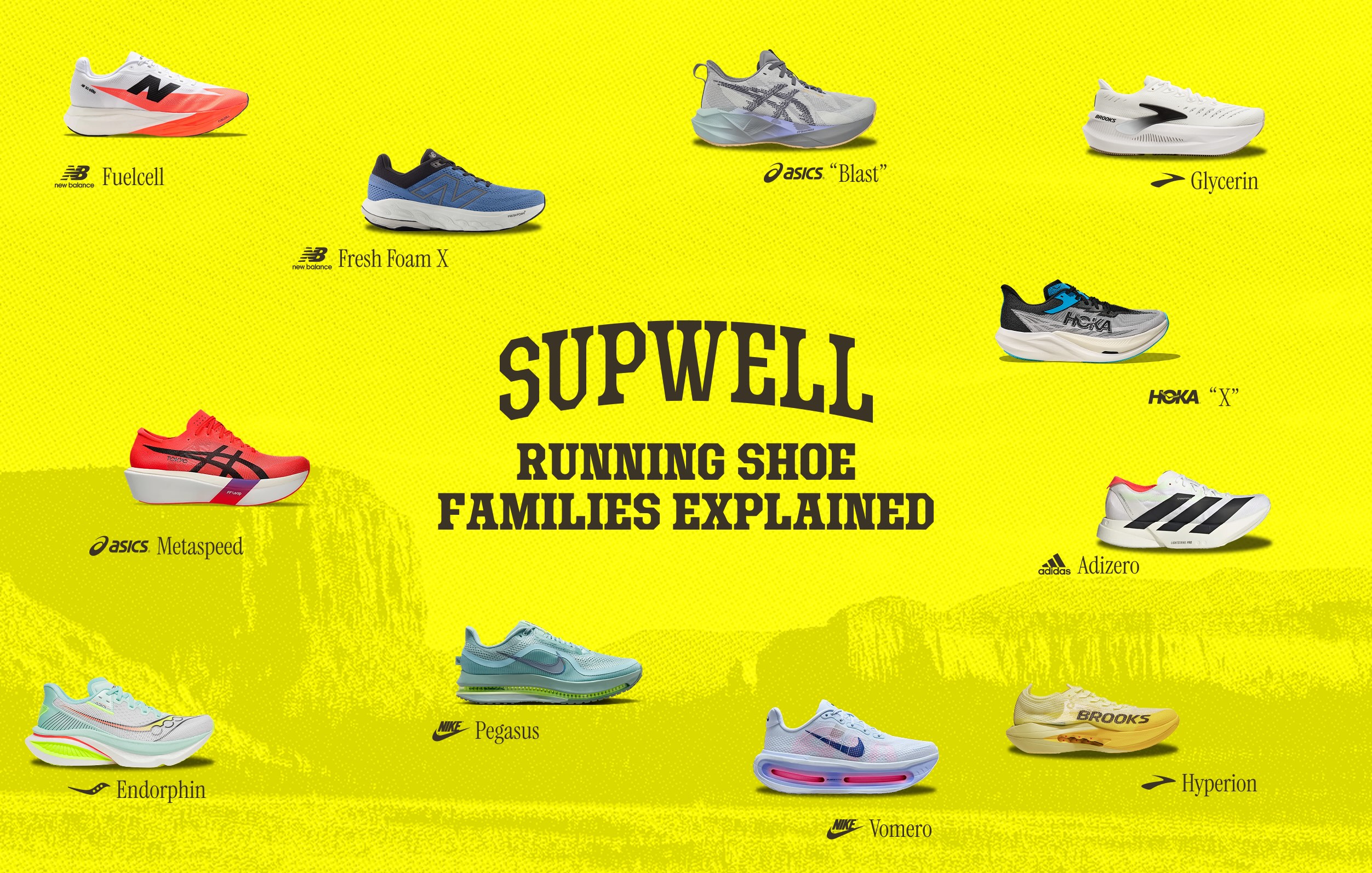 Running Shoe Familes Explained