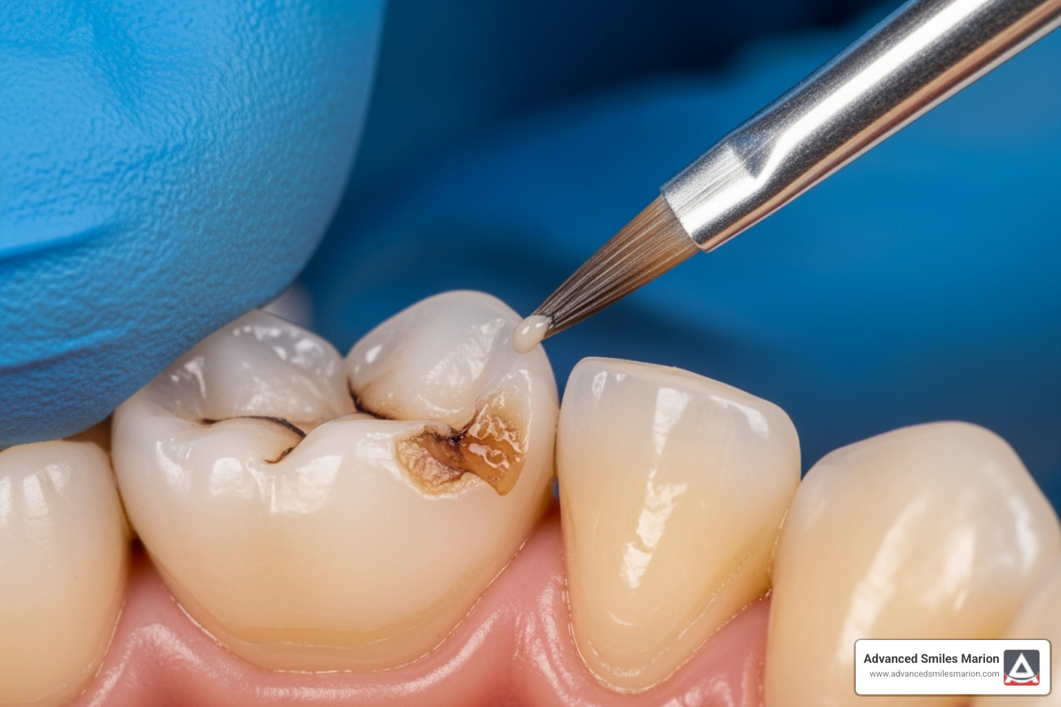 demonstrating proper brushing and flossing techniques for oral health - does dental bonding damage teeth