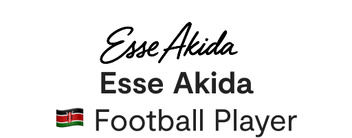 Esse Akida Football Player