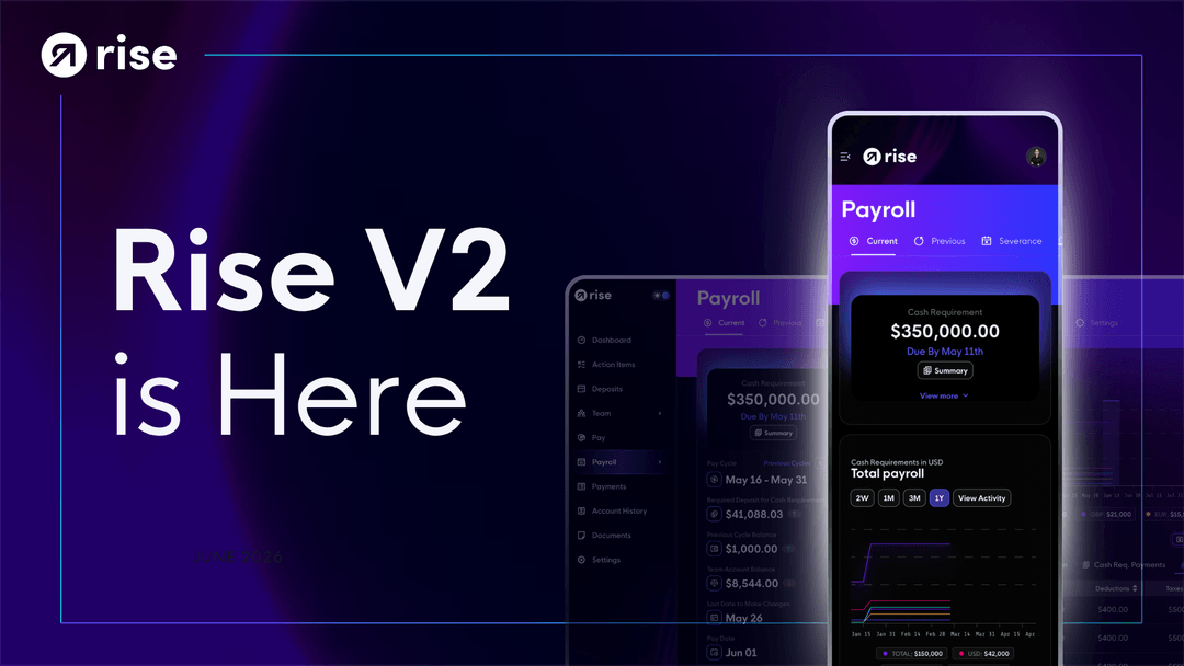 One Rise Rise | Rise Launches Rise V2, Introducing Employer of Record, Direct ...