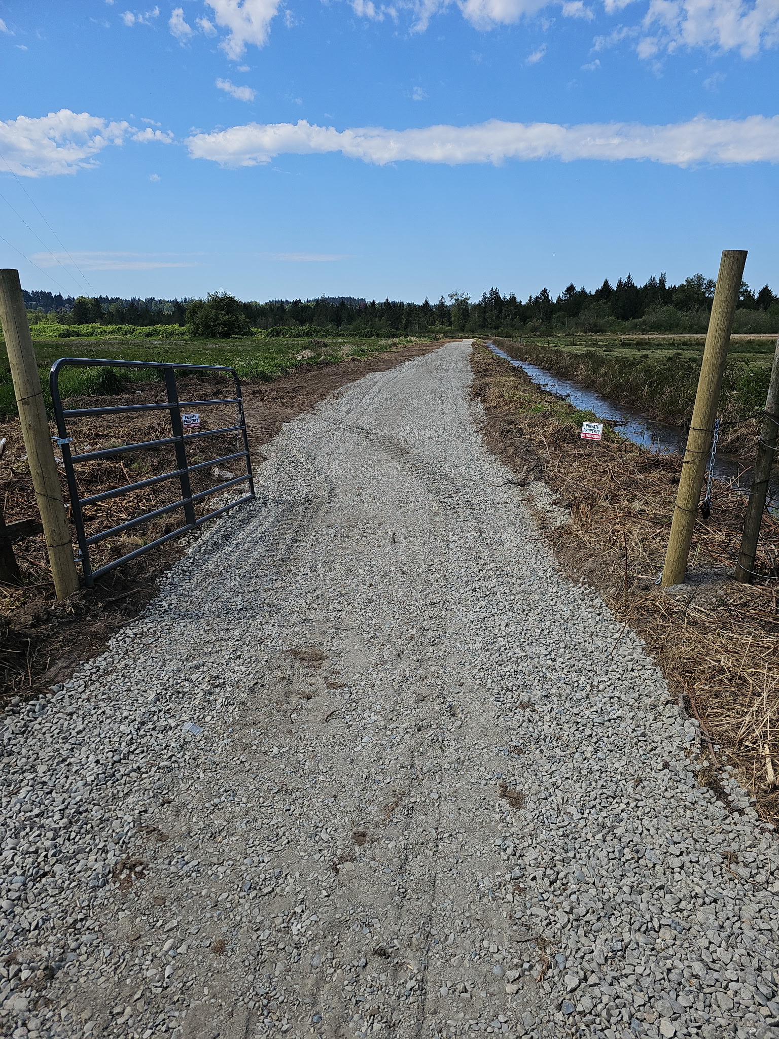Ebey Island Driveway