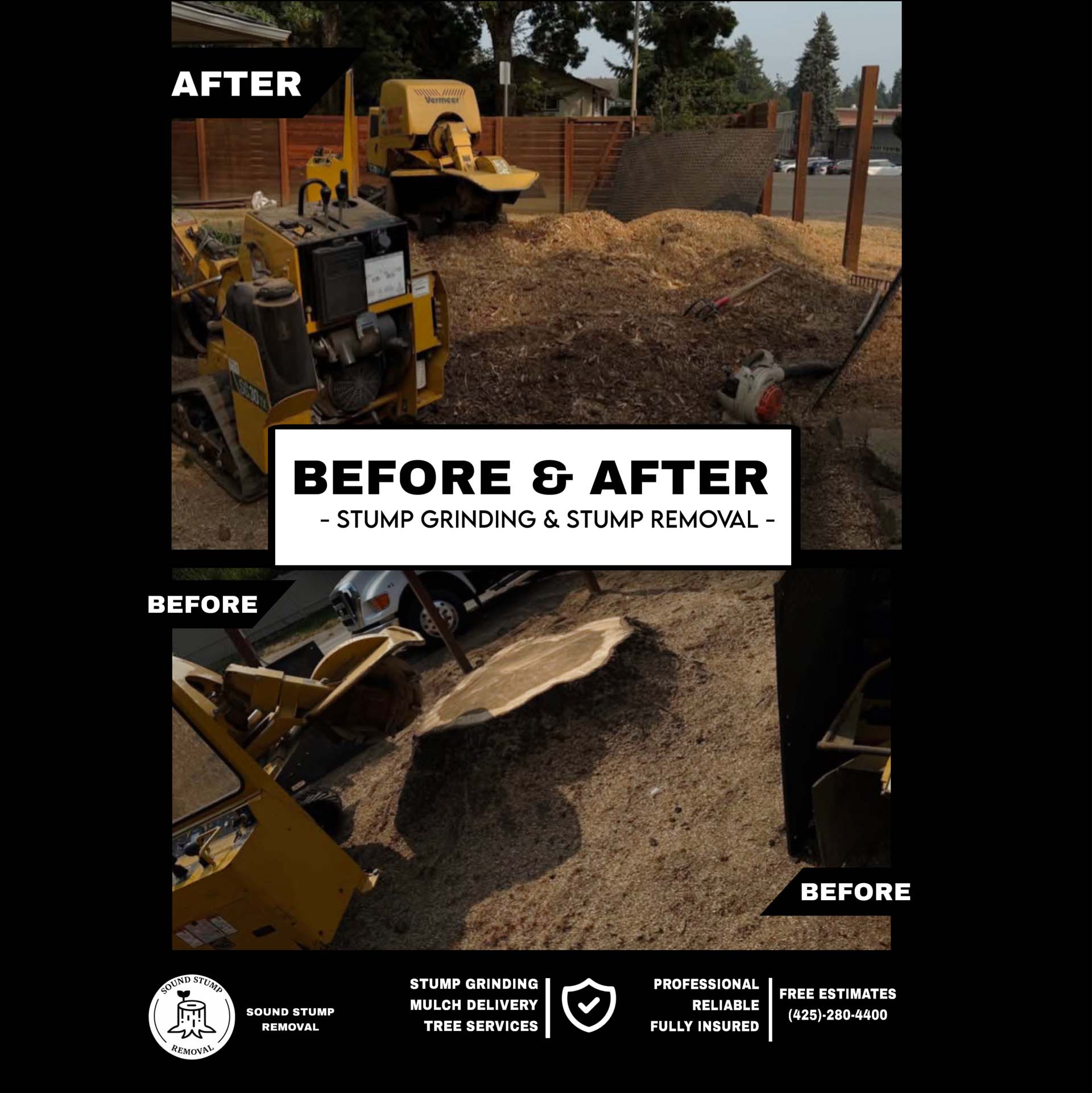 Commercial Stump Grinding
